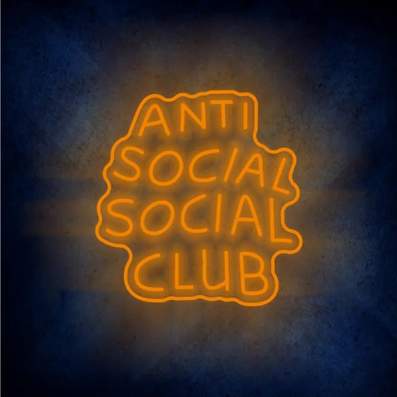 Neon anti outlet social social club